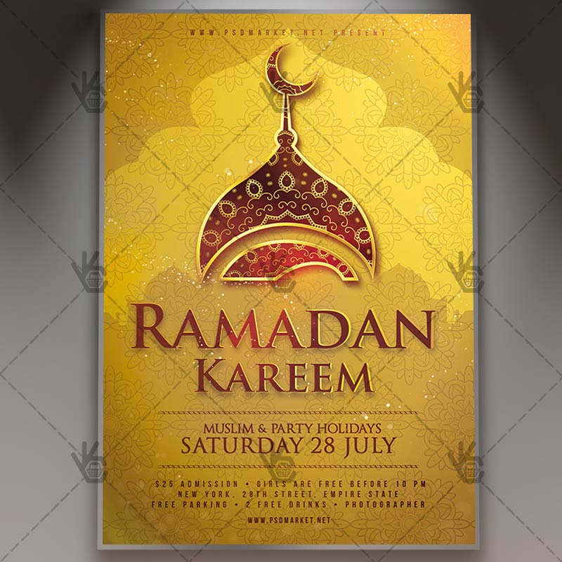 Download Iftar Party Flyer - Islamic PSD Template