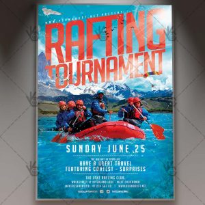 Download Rafting Flyer - Sport PSD Template