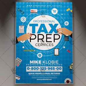 Download Tax Preparer Flyer - Business PSD Template
