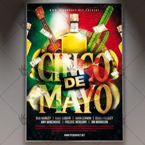 Download Cinco De Mayo Party Flyer - PSD Template