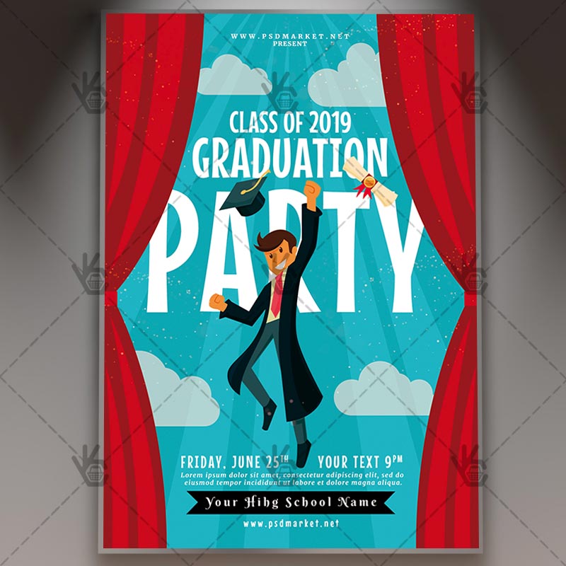 Download Graduation Night Flyer - PSD Template