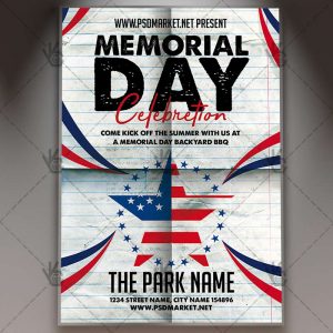 Download Memorial Day Flyer - PSD Template