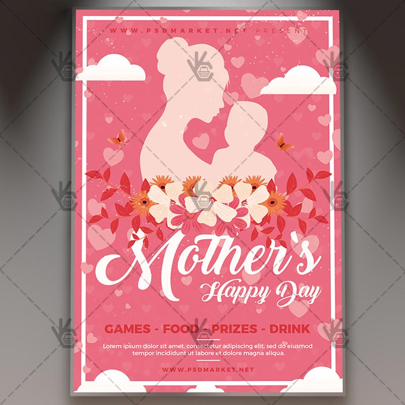 Download Mothers Day 2018 Flyer - Club PSD Template