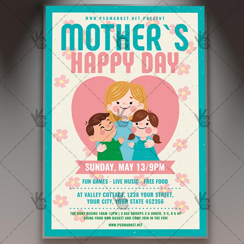 Download Mothers Day Brunch Flyer - PSD Template