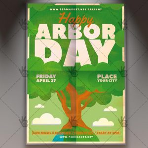 Download National Arbor Day Flyer - American PSD Template