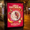 Download Oatmeal Festival Flyer - Food PSD Template-3