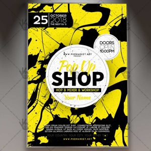 Download Pop Up Store Flyer - PSD Template