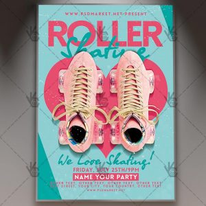 Download Roller Skating Flyer - PSD Template
