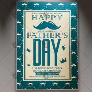 Download Fathers Day Flyer - PSD Template