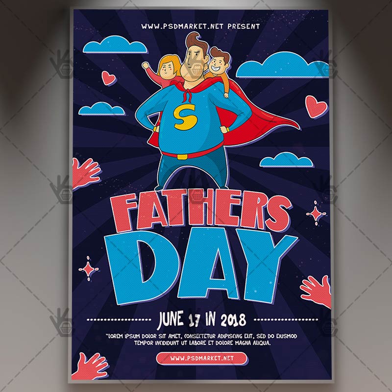 Download Fathers Day Special Flyer - PSD Template