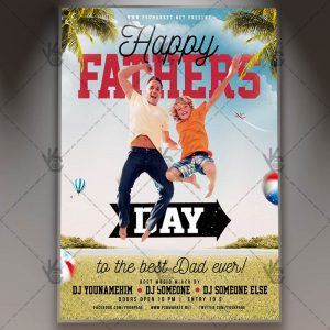 Download Happy Fathers Day Flyer - PSD Template