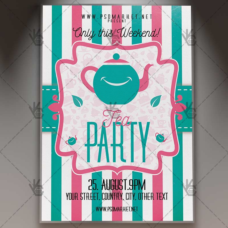 Download High Tea Party Flyer - PSD Template