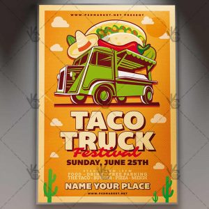 Download Taco Truck Flyer - PSD Template