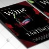 Download Wine Tasting Events Flyer - PSD Template-2