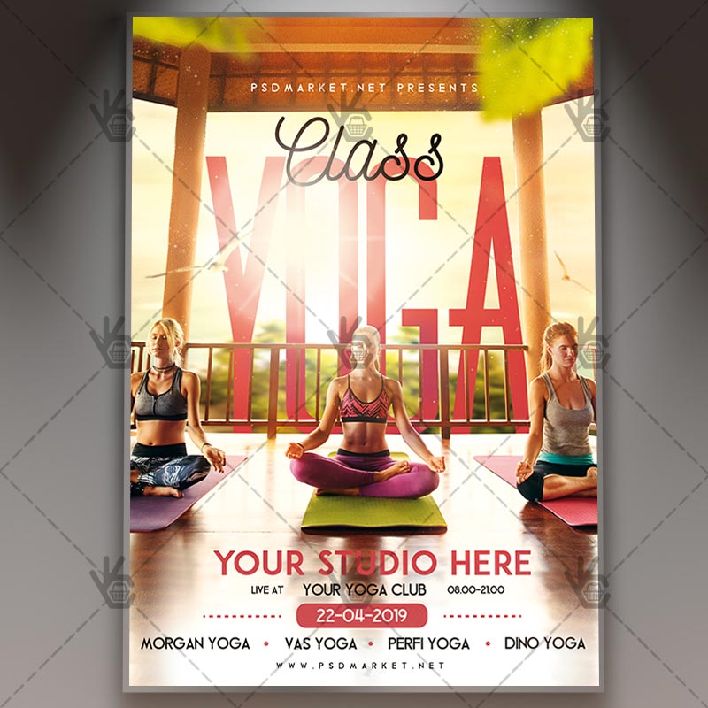 Download Yoga Flyer - PSD Template