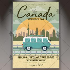 Download Canada Day Flyer - PSD Template