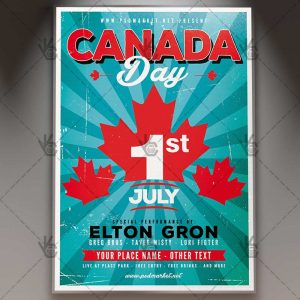 Download Canada Weekend Day Flyer - PSD Template