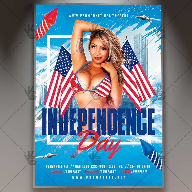 Download Independence Day Flyer - PSD Template