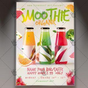 Download Smoothie Flyer - PSD Template