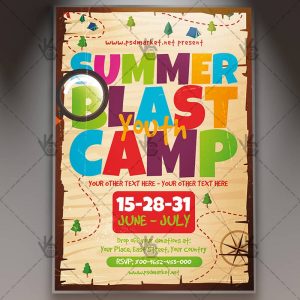 Download Summer Youth Blast Flyer - PSD Template