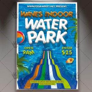 Download Water Park Flyer - PSD Template