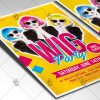 Download Wig Party Flyer - PSD Template-2