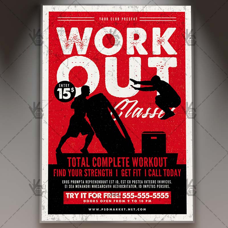 Download Workout Flyer - PSD Template