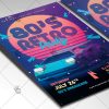 Download 80s Party Flyer - PSD Template-2