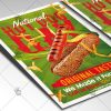 Download National Hot Dog Day Flyer - PSD Template-2