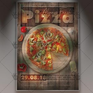 Download Pizza Time Flyer - PSD Template