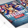 Download Telegram Party Flyer - PSD Template-2