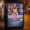 Download Telegram Party Flyer - PSD Template-3