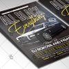 Download All Black Everything Flyer - PSD Template-2