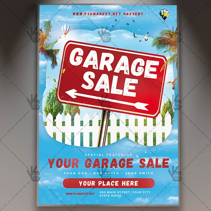Download Garage Sale Flyer - PSD Template
