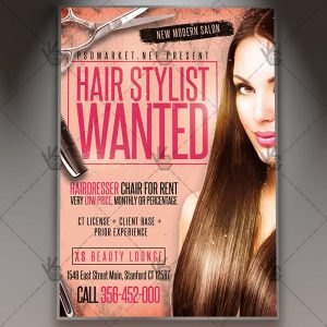 Download Hair Flyer - PSD Template
