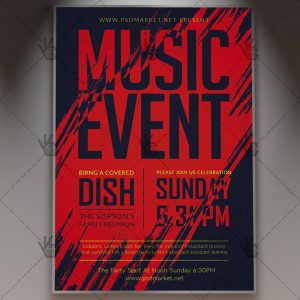 Download Music Event Flyer - PSD Template