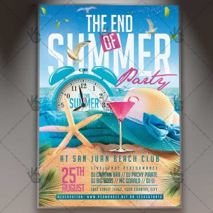 Download The End of Summer Flyer - PSD Template