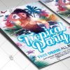 Download Tropical Party Flyer - PSD Template-2