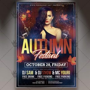Download Autumn Festival Flyer - PSD Template