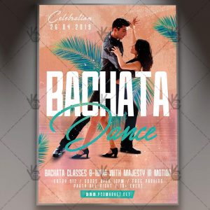 Download Bachata Dance Flyer - PSD Template