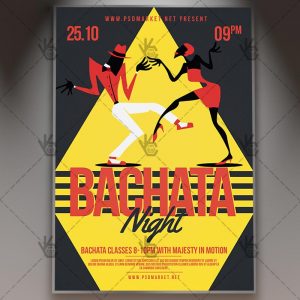 Download Bachata Night Flyer - PSD Template