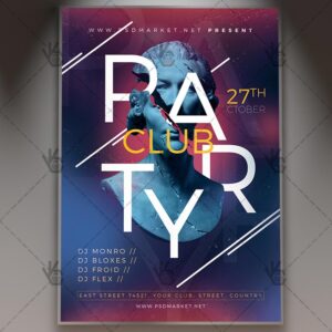 Download Club Flyer - PSD Template