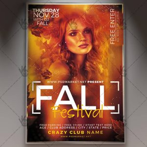 Download Fall Festival Flyer - PSD Template