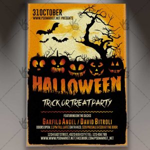 Download Halloween Night Flyer - PSD Template