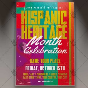 Download Hispanic Heritage Flyer - PSD Template