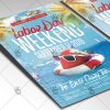Download Labor Day Weekend Flyer - PSD Template-2