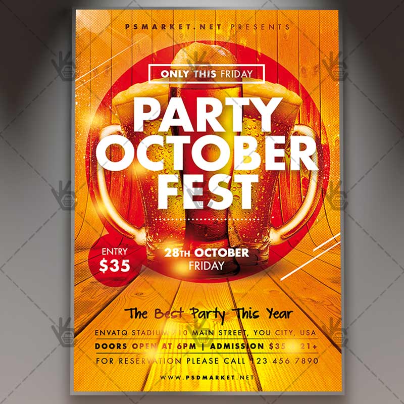 Download Oktober Fest Party Flyer