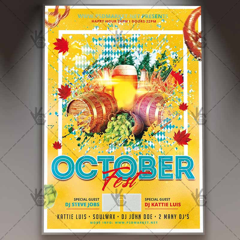Download Oktober Fest Flyer - PSD Template