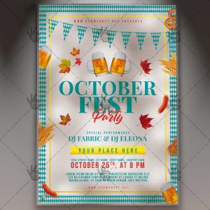 Download Oktoberfest Party Flyer - PSD Template
