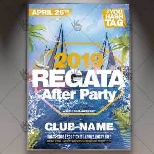 Download Regata Party Flyer - PSD Template